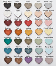 Load image into Gallery viewer, Wooden Gold White Heart Studs - JuliaWine