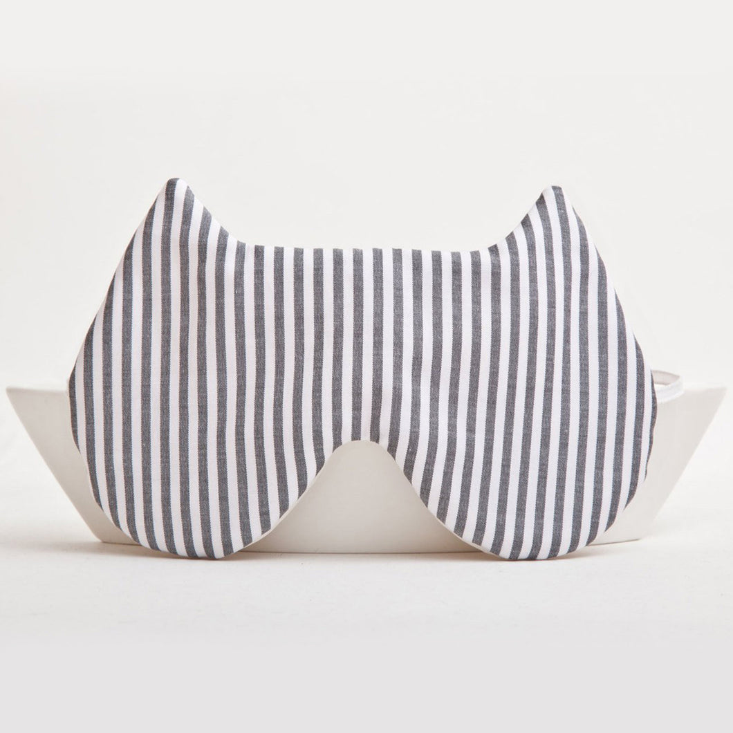 Gray Striped Cat Sleep Mask - JuliaWine