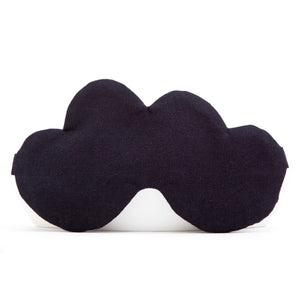 Linen Cloud Sleep Mask Black - JuliaWine