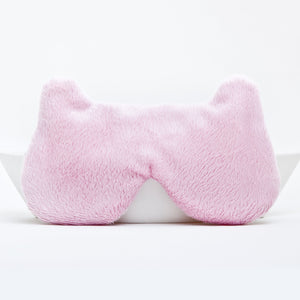Pink Fluffy Bear Sleep Mask - JuliaWine