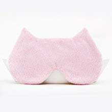 Load image into Gallery viewer, Pink Plush Cat Sleep Mask, Fluffy Eye Mask, Travel gifts for Women