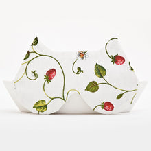 Load image into Gallery viewer, White Cat Sleep Mask, Strawberry Eye Mask