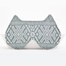 Load image into Gallery viewer, Blue Cat Sleep Mask Tribal - JuliaWine