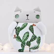 Load image into Gallery viewer, Cactus Cat Toy, Stuffed Toy, Girl Nursery Decor - wishMeow