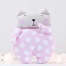 Load image into Gallery viewer, Pink Cat Toy, Stuffed Toy, Pink Nursery Decor - wishMeow