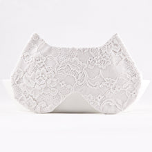 Load image into Gallery viewer, White Lace Cat Sleep Mask, Floral Eye Mask - JuliaWine