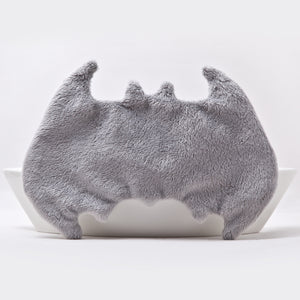 Gray Plush Bat Sleep Mask - wishMeow