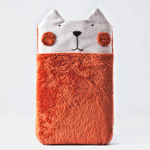 Load image into Gallery viewer, Orange Fluffy Case for iPhone 8 Plus, Cat Galaxy Xcover FieldPro, Custom Phone Sleeve - wishMeow