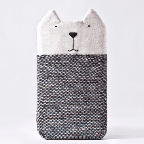 Gray Cat Case for iPhone 11 Pro Max, Custom iPhone 8 Cover, iPhone XS Max Sleeve - wishMeow