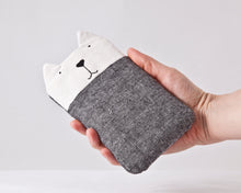 Load image into Gallery viewer, Gray Cat Case for iPhone 11 Pro Max, Custom iPhone 8 Cover, iPhone XS Max Sleeve - wishMeow