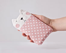 Load image into Gallery viewer, Pink Dotted Case for iPhone XS Max, Cat Galaxy Xcover FieldPro, Custom Phone Sleeve - wishMeow