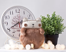 Load image into Gallery viewer, Fluffy Decorative Brown Bear Toy, Rustic Plush Animal Toy For Nursery Decor - wishMeow