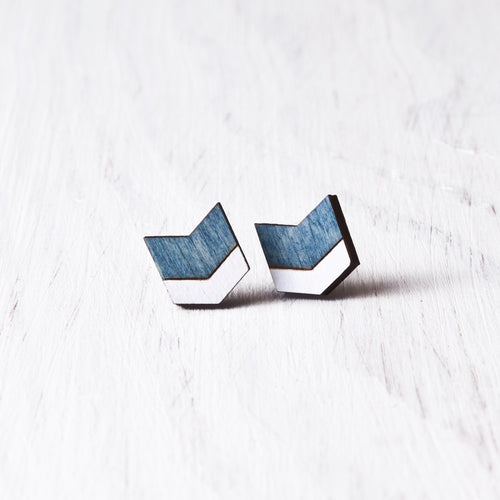 Wooden Arrow Stud Earrings