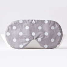 Load image into Gallery viewer, Gray Dotted Sleep Mask