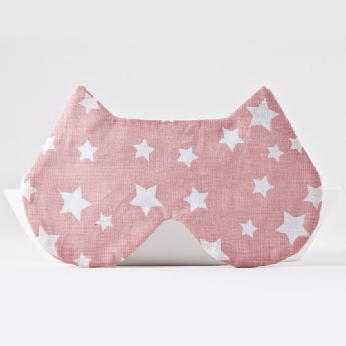 Pink Stars Cat Sleep Mask