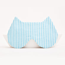 Load image into Gallery viewer, Blue Cat Sleep Mask, Striped Eye Mask , Travel gifts for Women 