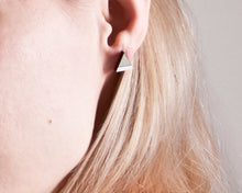 Load image into Gallery viewer, Mint White Mountain Stud Earrings - JuliaWine