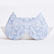 Load image into Gallery viewer, Blue Cat Sleep Mask Floral - JuliaWine