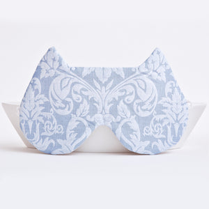 Blue Cat Sleep Mask Floral - JuliaWine