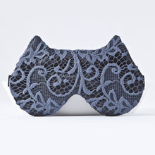 Load image into Gallery viewer, Blue Lace Cat Sleep Mask - JuliaWine