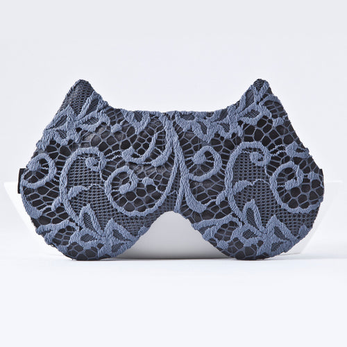 Blue Lace Cat Sleep Mask - JuliaWine
